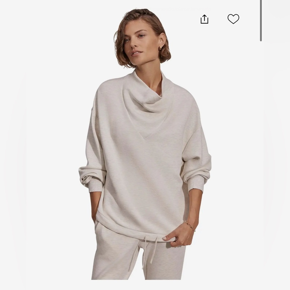 Varley Betsy Sweat ivory marl